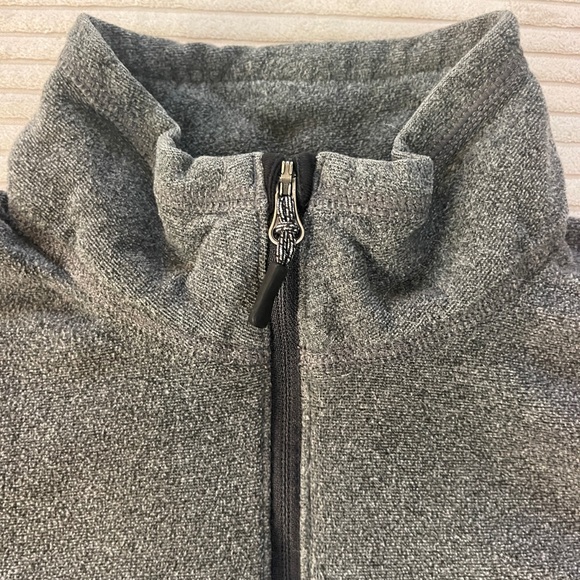 REI Grey Gray 1/4 Quarter Zip Fleece Pullover Lightweight Jacket - Picture 2 of 6